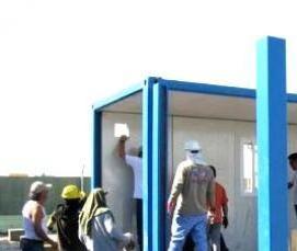 Производство бытовок из сэндвич панелей - тип 1