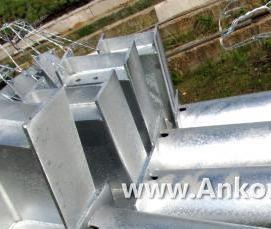 Производство металлоконструкций из оцинкованной стали - вариант 3