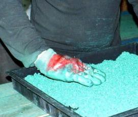 Производство тротуарной плитки из резиновой крошки - тип 3