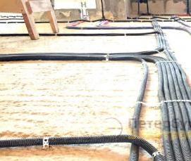 Прокладка электрического кабеля - тип 4