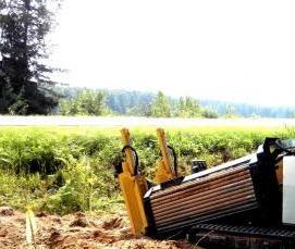 Прокладка газопровода под землей - тип 4