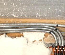 Прокладка кабеля по опорам - вариант 4