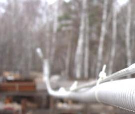 Прокладка кабеля в гофре пуэ - модель 1