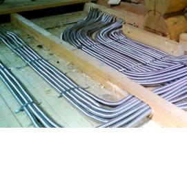 Прокладка коммуникаций в земле - модель 2