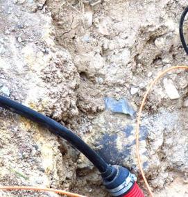 Прокладка оптоволоконного кабеля - вариант 1