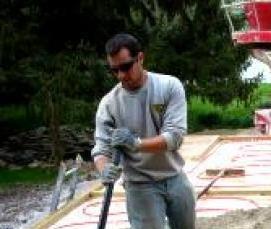 Прокладка труб из сшитого полиэтилена - вариант 3