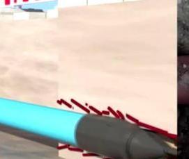 Прокладка труб под землей - тип 2