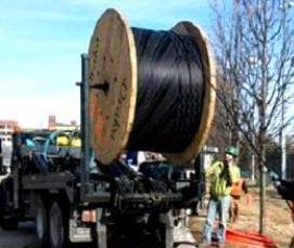 Прокладка волоконно оптического кабеля - вариант 4