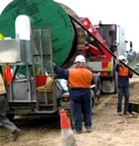 Прокладка волоконно оптического кабеля в грунт - вариант 4