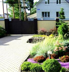 Промышленный ландшафтный дизайн - модель 1