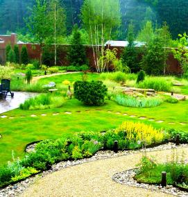 Промышленный ландшафтный дизайн - модель 4