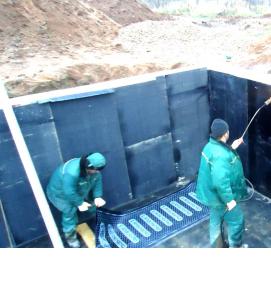 Проникающая гидроизоляция изнутри - модель 2