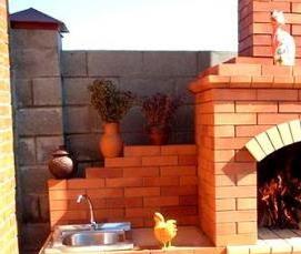 Простая печь-барбекю - вариант 4