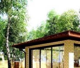 Простая закрытая беседка - вариант 2