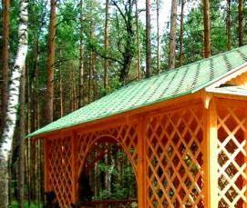 Простые беседки из дерева - вариант 4