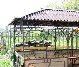 Простые дачные беседки - модель 1