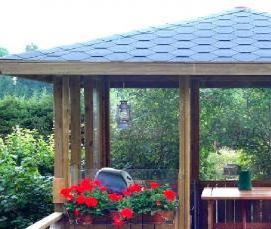 Простые дачные беседки - модель 3