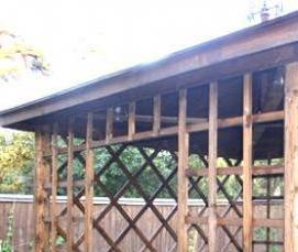 Простые дешевые беседки - тип 2