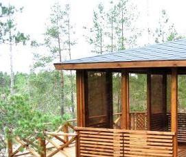 Простые недорогие беседки - вариант 1