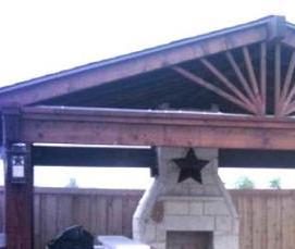 Простые недорогие беседки - вариант 3