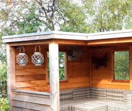 Простые недорогие беседки - вариант 2