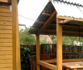 Простые прямоугольные беседки - тип 1