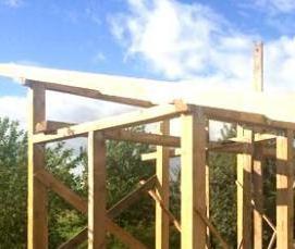 Простые прямоугольные беседки - тип 2