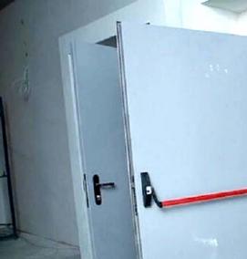 Противопожарная дверь двухстворчатая - тип 1