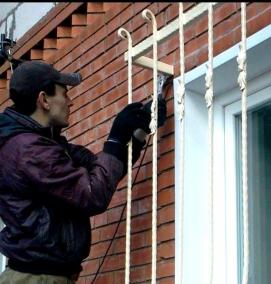 Противопожарная решетка на окна - модель 1