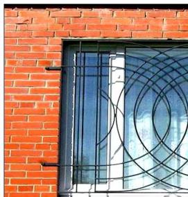 Противопожарная решетка на окна - модель 3