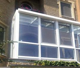 Противопожарное алюминиевое остекление - тип 4