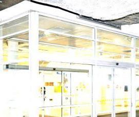 Противопожарное алюминиевое остекление - тип 2