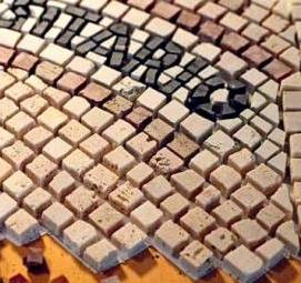 Противоскользящая мозаика для пола - модель 2