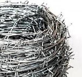 Проволока колючая черная - вариант 1