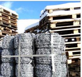 Проволока колючая одноосновная оцинкованная - тип 1