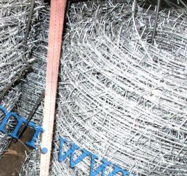 Проволока колючая одноосновная оцинкованная - тип 2