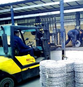 Проволока колючая одноосновная - вариант 2