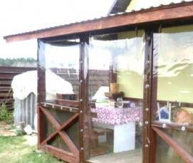 Прозрачная мягкая кровля - модель 4