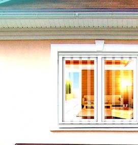 Прозрачные решетки на окна из поликарбоната - тип 2