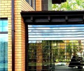 Прозрачные роллеты для террасы - тип 4