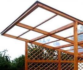 Прозрачный ондулин - модель 1