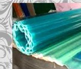 Прозрачный пластиковый шифер - вариант 4