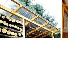 Прозрачный профилированный шифер - модель 2