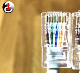 Прямой сетевой кабель - модель 4