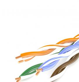 Прямой сетевой кабель - модель 3