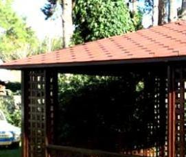 Прямоугольные беседки для дачи - модель 4