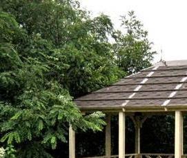 Прямоугольные беседки для дачи - модель 3