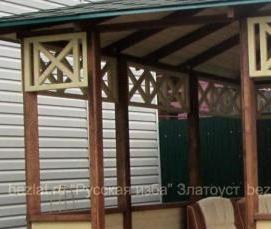 Прямоугольные беседки из дерева - тип 1