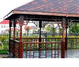 Прямоугольные беседки из металла - тип 1