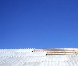 Прямые листы шифера - тип 3